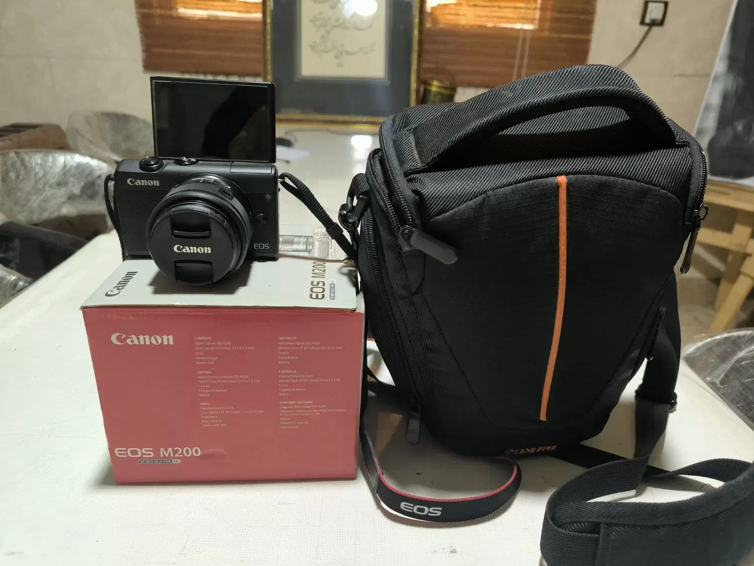 دروبین کنون مدل m200کامپکت 4k شات کم|دوربین عکاسی و فیلمبرداری|ملارد, |دیوار