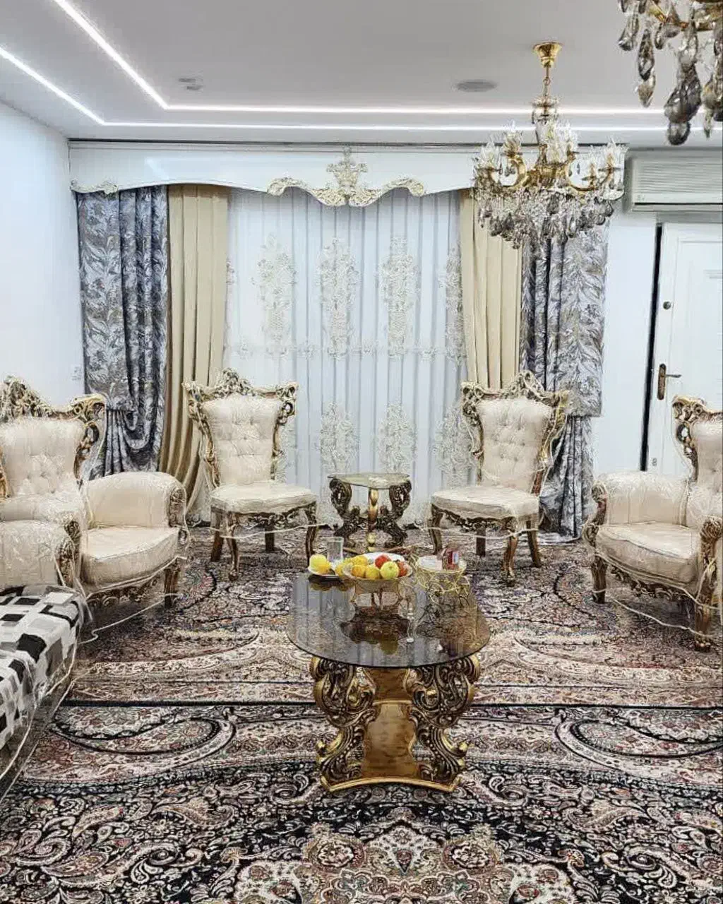 انواع پرده های شیک قسطی بدون پیش پرداخت|پرده، رانر، رومیزی|دهدشت, |دیوار