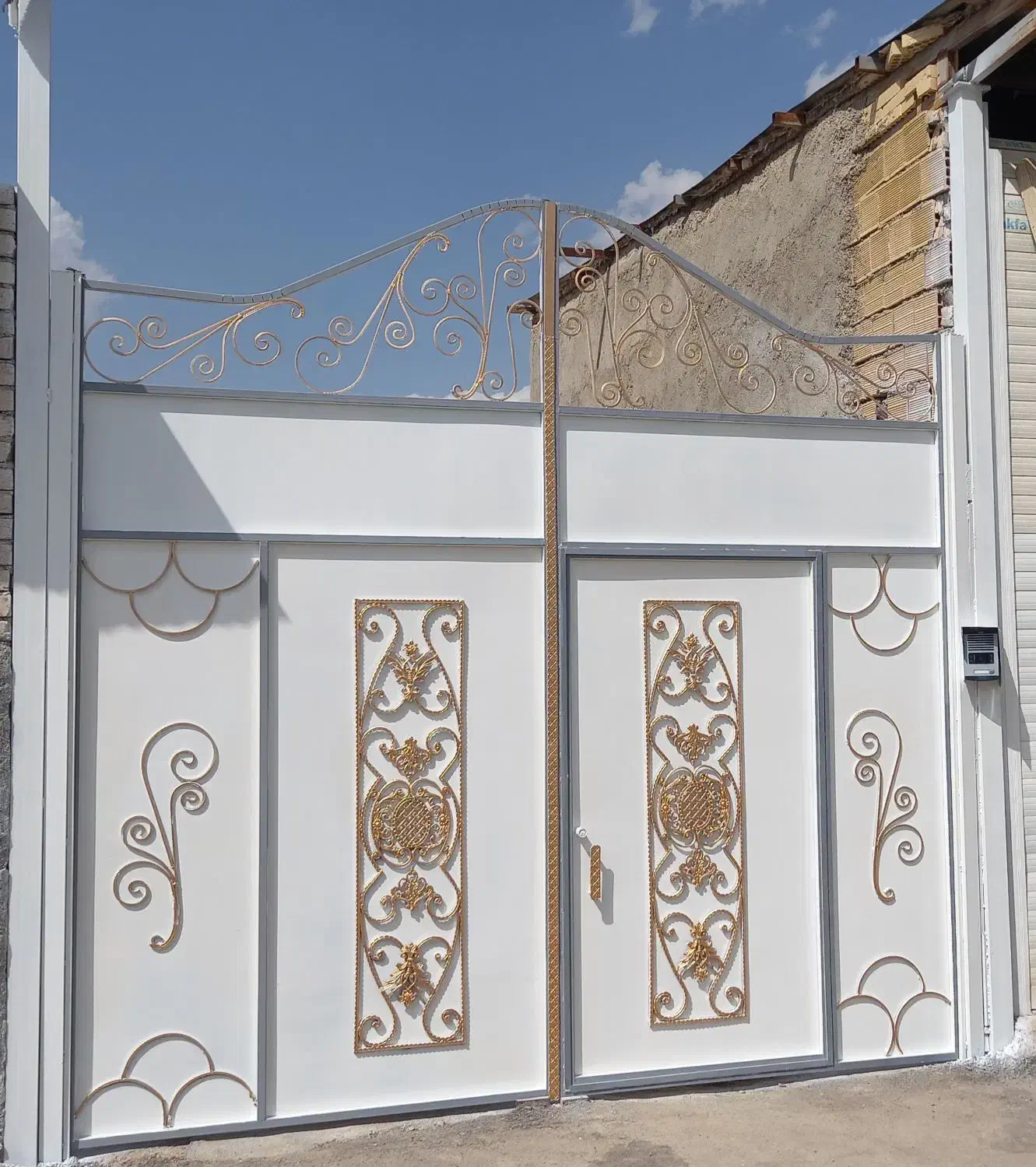 نقاشی ساختمان دروپنجره|خدمات پیشه و مهارت|کبودرآهنگ, |دیوار