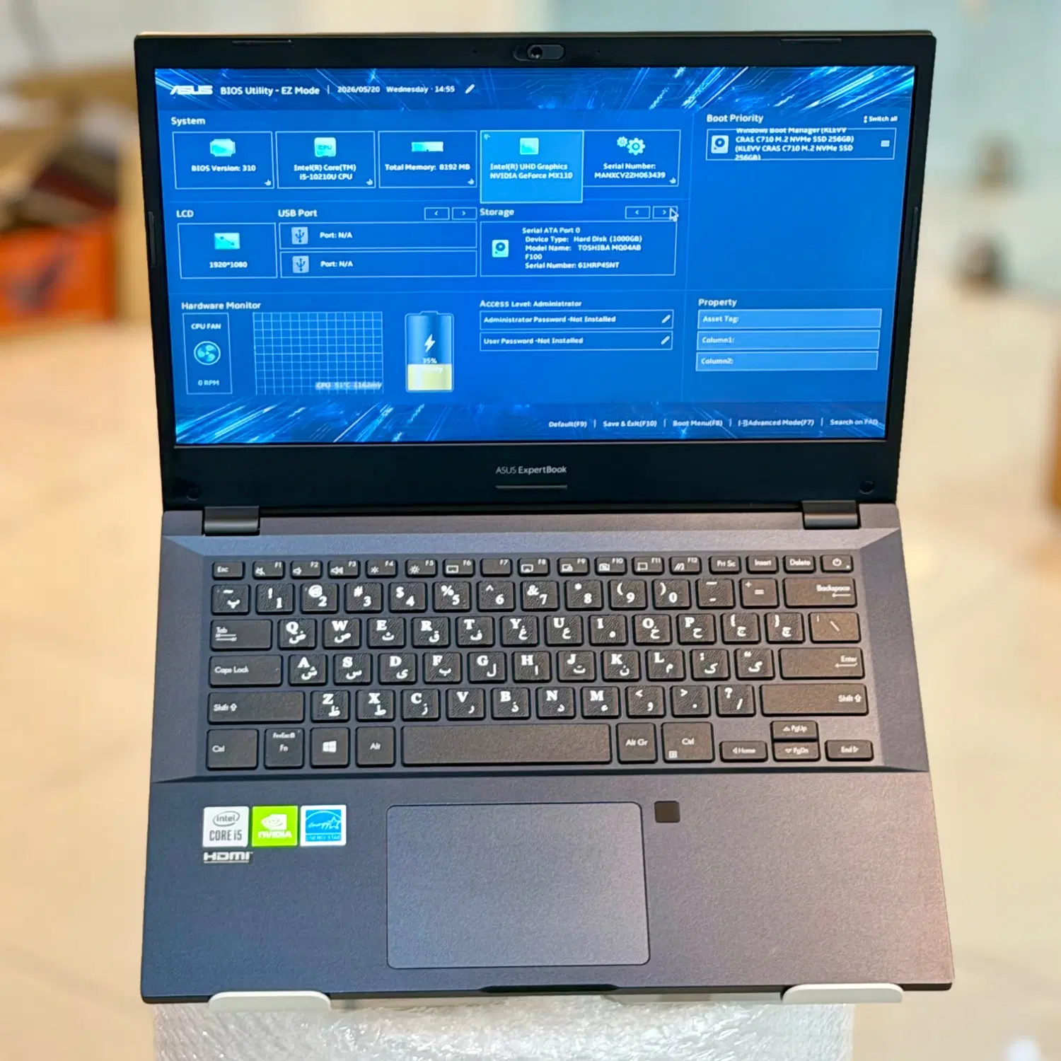 لپتاپ ایسوس ASUS Expertbook P2458F|رایانه همراه|شیراز, ملاصدرا|دیوار