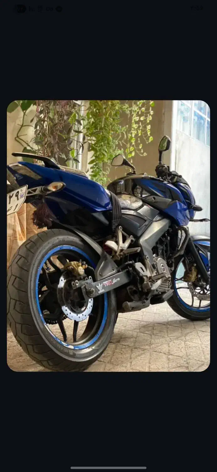 ns 200 آبی|موتورسیکلت|اسلامشهر, شهرک لاله|دیوار