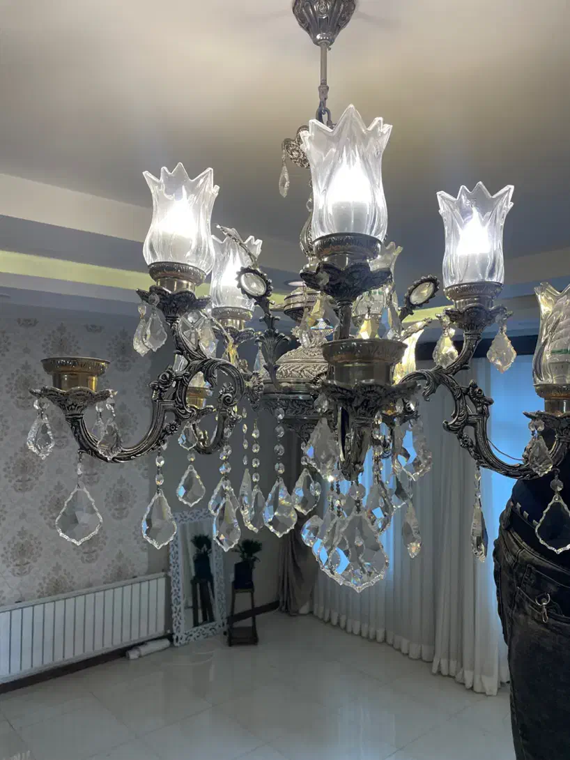 لوستر نیک فرجام|لوستر و چراغ آویز|مشهد, دانشجو|دیوار