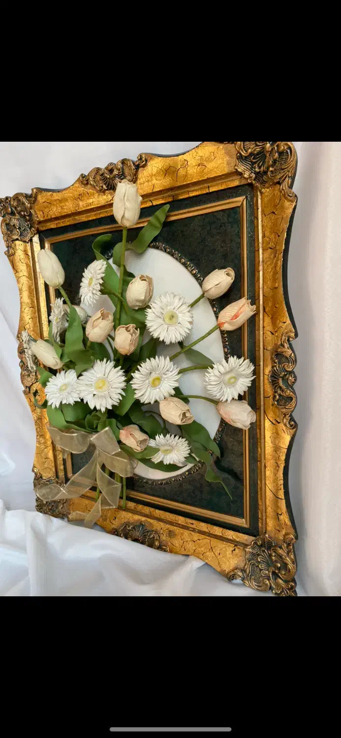 تابلو گل خمیری برجسته ایتالیایی|صنایع دستی و سایر لوازم تزئینی|کرج, گوهردشت|دیوار