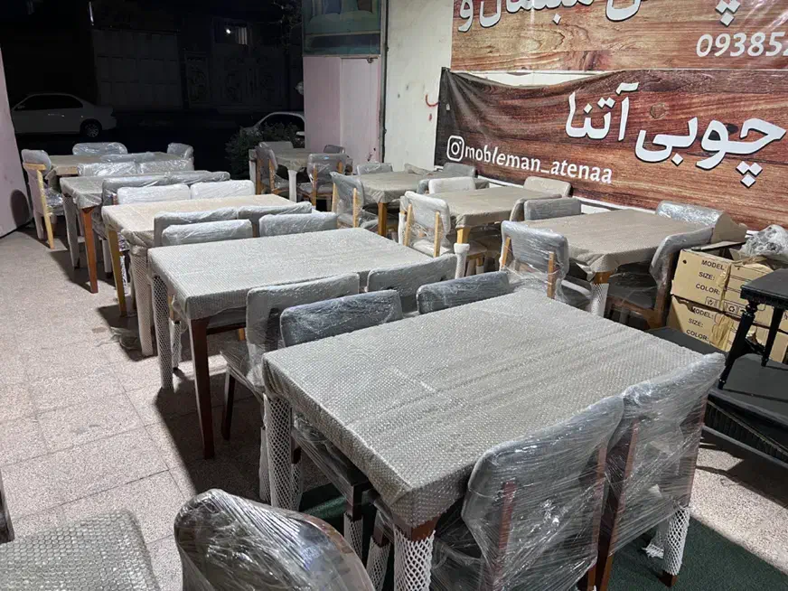 پخش نهار خوری  ۴ و ۶ نفره|میز و صندلی غذاخوری|اهواز, کوی مندلی(سه راه خرمشهر)|دیوار