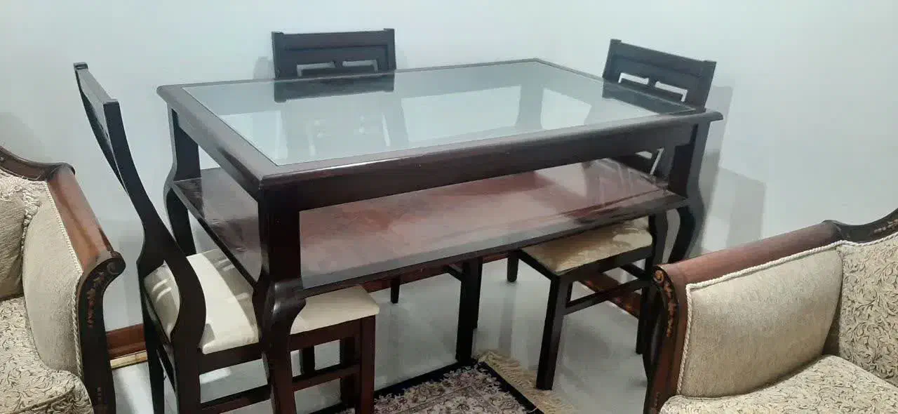 میز ناهار خوری ۴ نفره|میز و صندلی غذاخوری|تهران, حکیمیه|دیوار
