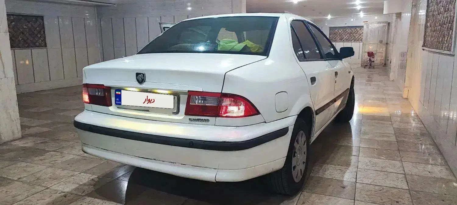 سمند lx ساده مدل 1387 سفید|خودرو سواری و وانت|قزوین, |دیوار