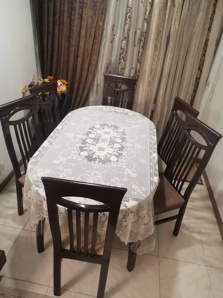 میز ۶ نفره ناهارخوری در حد نو|میز و صندلی غذاخوری|قم, باجک یک|دیوار