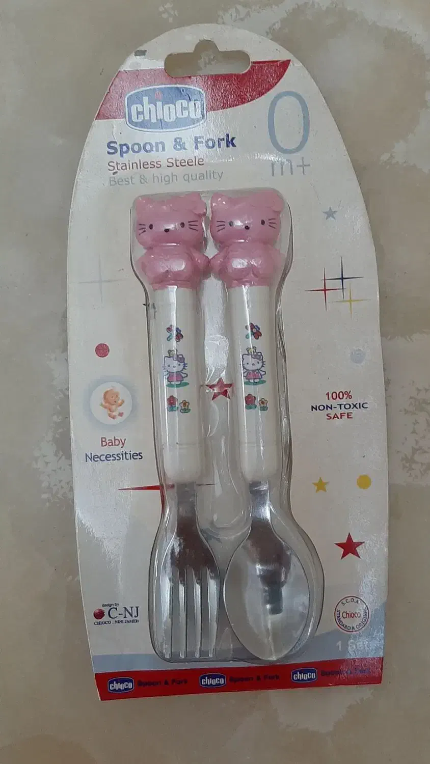 قاشق و چنگال برند چیکو اصل نو|اسباب و اثاث بچه|تهران, شهرک شریعتی|دیوار