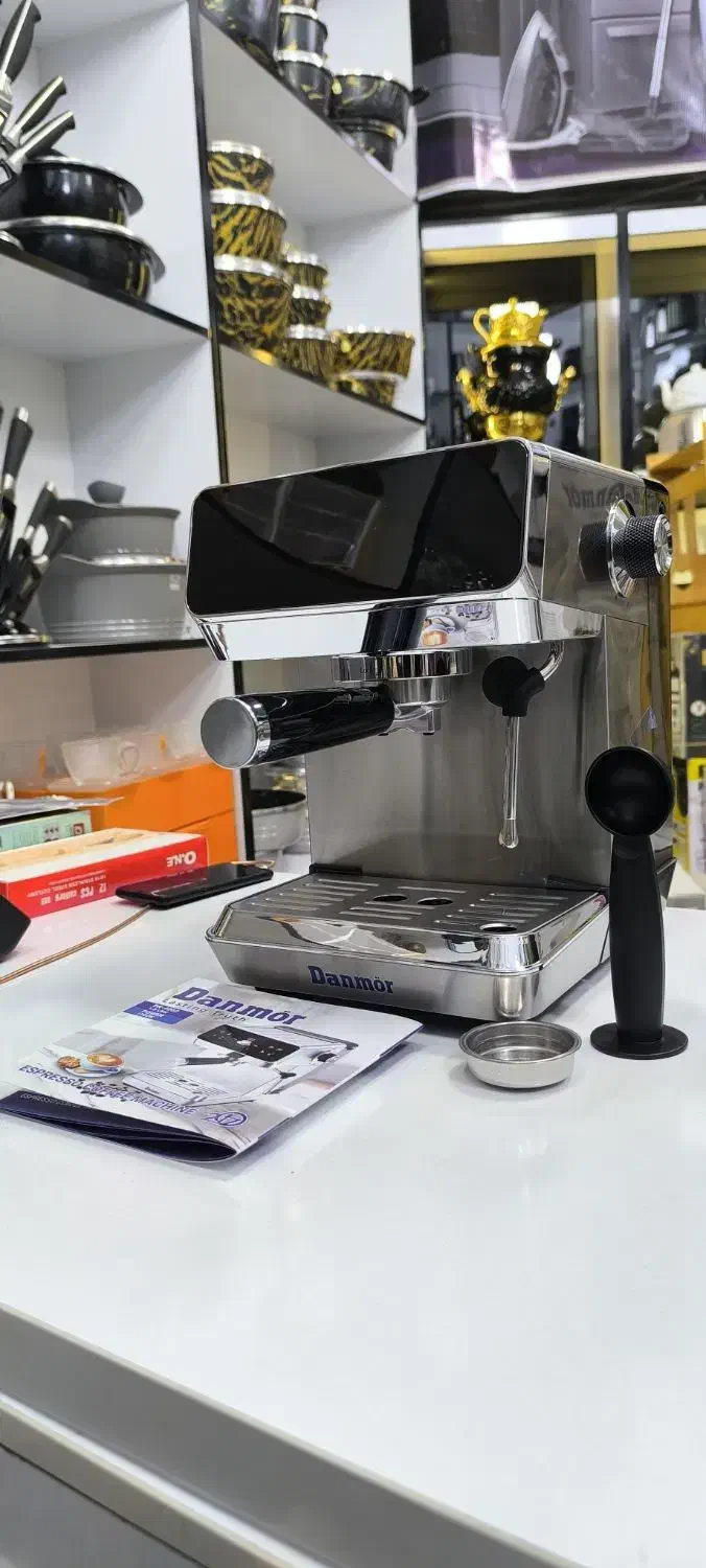 قهوه ساز دانمور  نیمه صنعتی.|سماور، چای‌ساز، قهوه‌ساز|خرم‌آباد, |دیوار