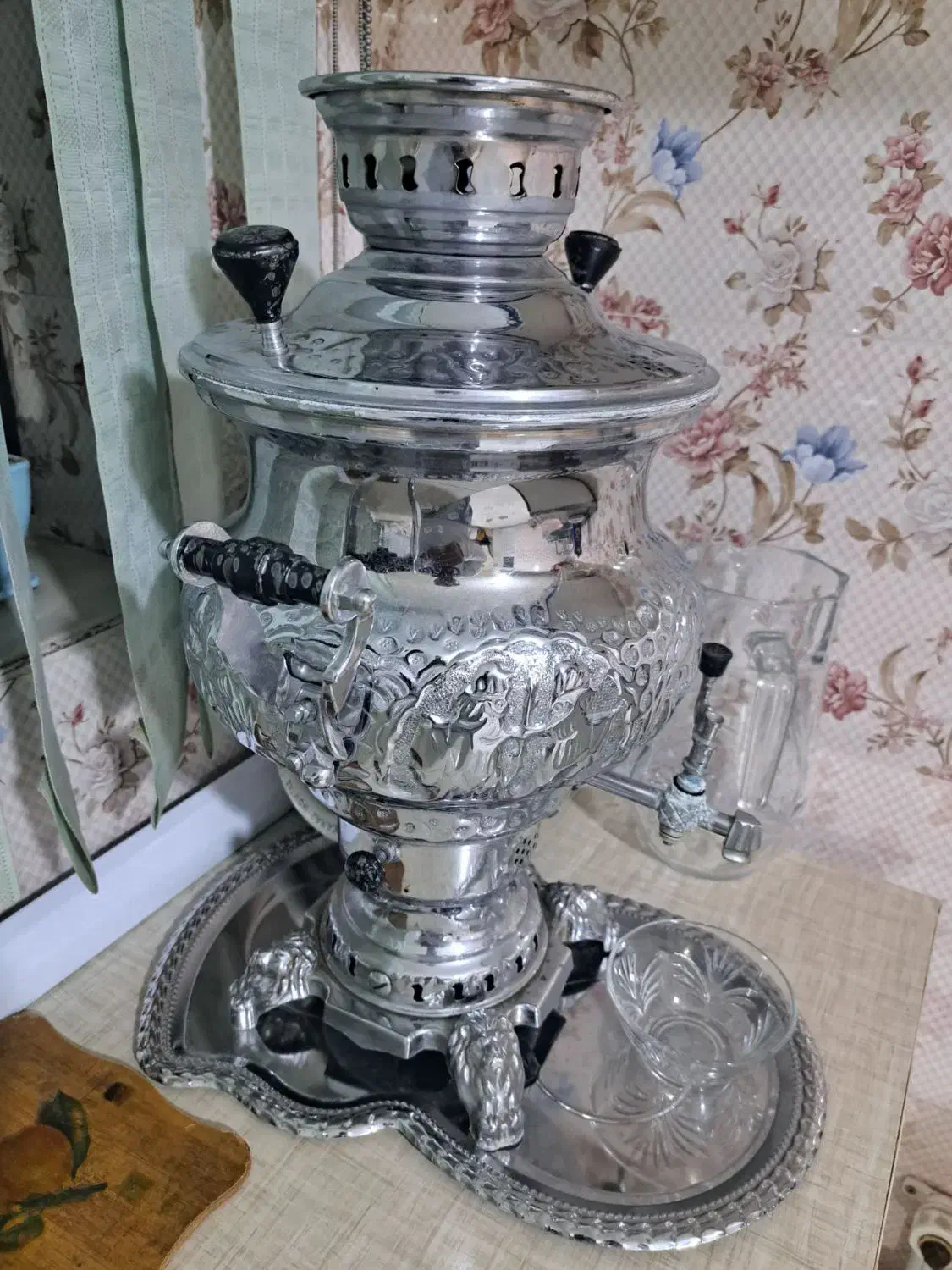 سماور گازی|سماور، چای‌ساز، قهوه‌ساز|خوی, |دیوار