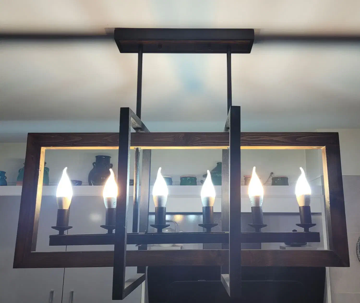 لوستر چوبی|لوستر و چراغ آویز|پرند, فاز ۱|دیوار