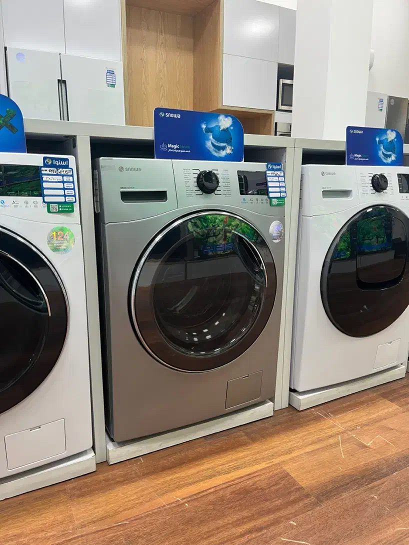 لباسشویی ۹ کیلویی اسنوا با تخفیف ۴ میلیونی|ماشین لباسشویی و خشککن لباس|کرمان, |دیوار