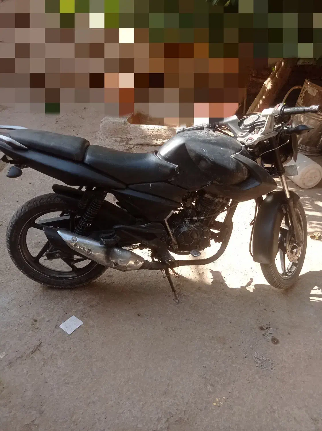 موتور باجاج پالس 135cc معاوضه  موتور  باخرز|موتورسیکلت|تربت جام, معدآباد|دیوار