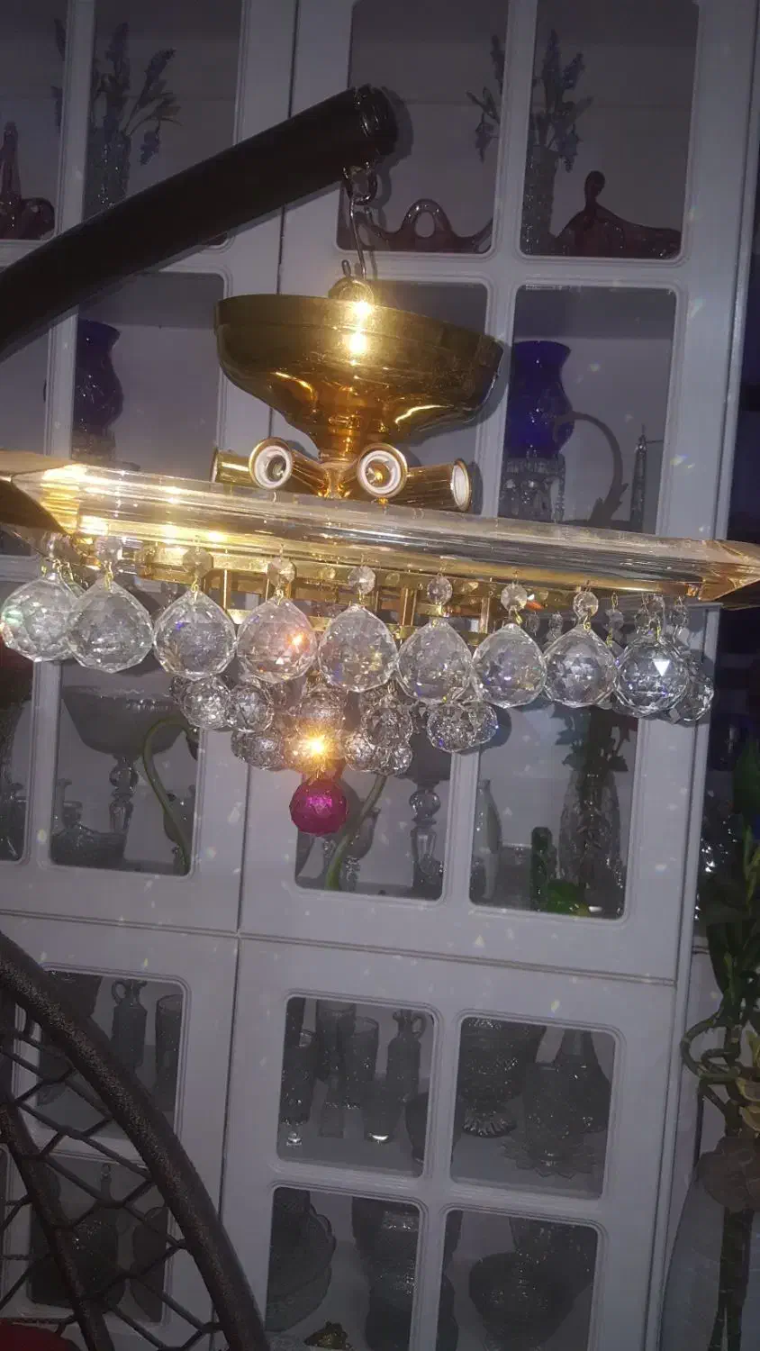 لوستر کریستال شیک ومدرن|لوستر و چراغ آویز|کرمانشاه, |دیوار