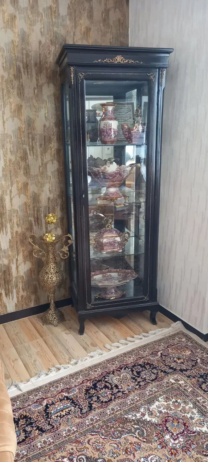 بوفه ی چوبی|بوفه، ویترین، کنسول|پارسآباد, |دیوار