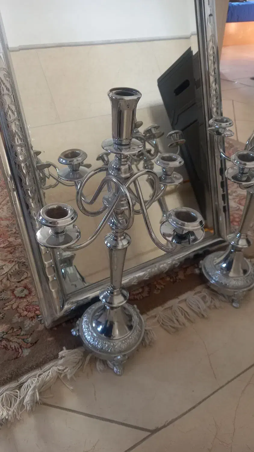 آینه و شمعدان|آینه|سرخه, |دیوار