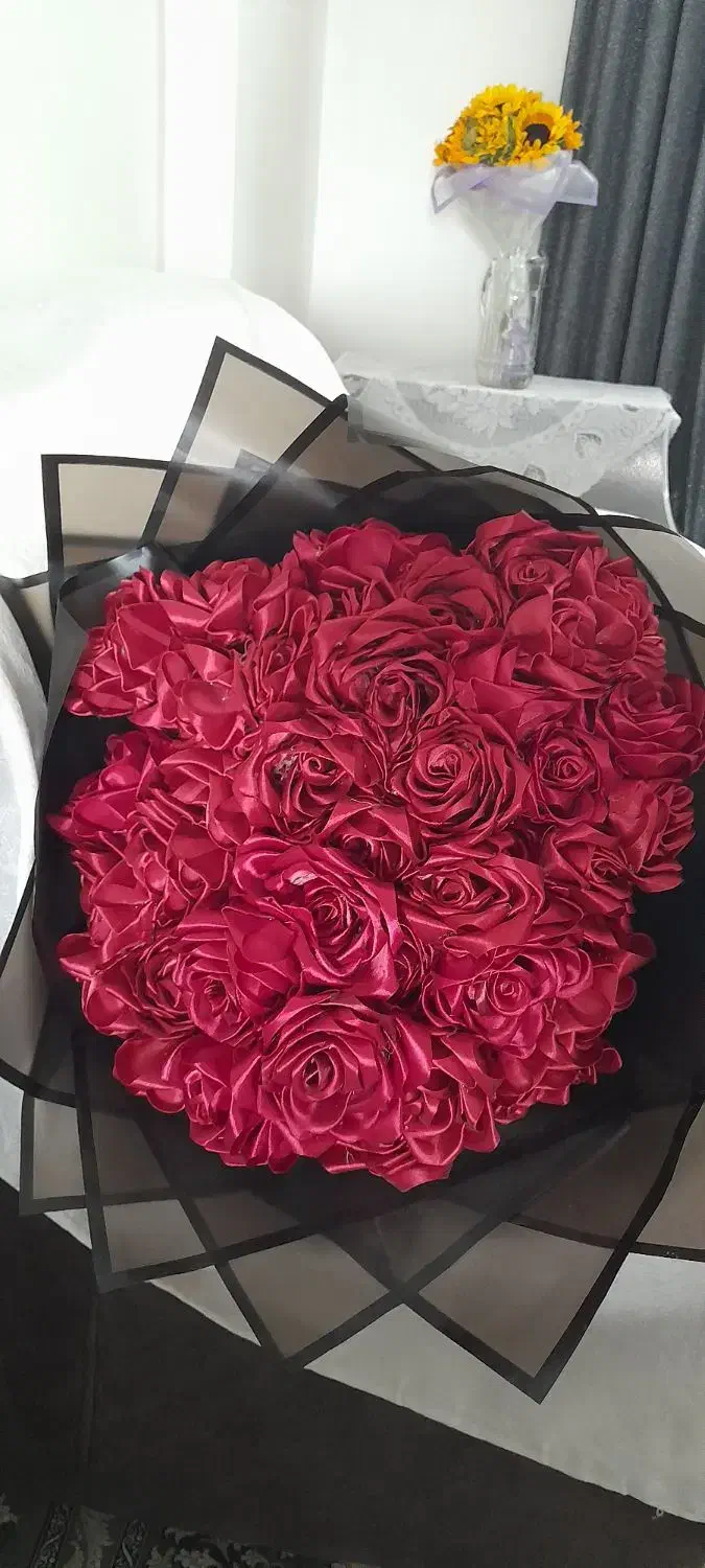 دسته گل پارچه ای ۴۵ عددی|گل مصنوعی|تهران, کیانشهر|دیوار
