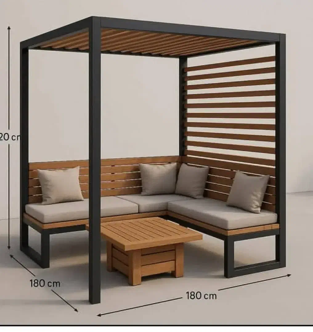 تولید انواع آلاچیق و فلزو چوبی|خدمات پیشه و مهارت|دزفول, |دیوار
