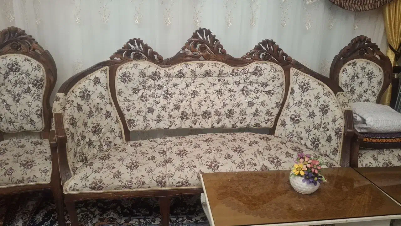 مبل سلطنتی ۹ نفره|مبلمان خانگی و میز عسلی|مراغه, |دیوار