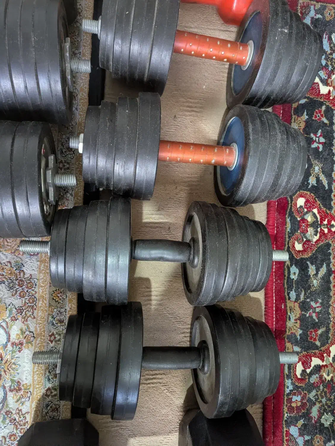 دمبل ثابت و متغیر|تجهیزات ورزشی|شیراز, شهرک گلدشت محمدی|دیوار