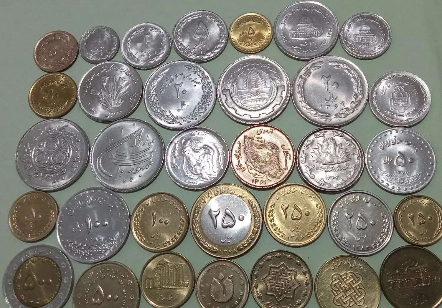 مجموعه کامل سکه های جمهوری اسلامی کیفیت بانکی|کلکسیون سکه، تمبر، اسکناس|بروجرد, |دیوار