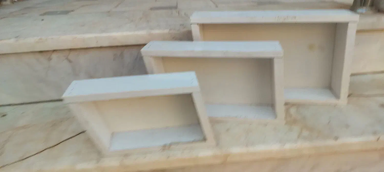 باکس ۳ عددی دکوری فقط ۸۰ هزارتومن|کتابخانه، شلف، قفسه‌های دیواری|قم, لسانی|دیوار