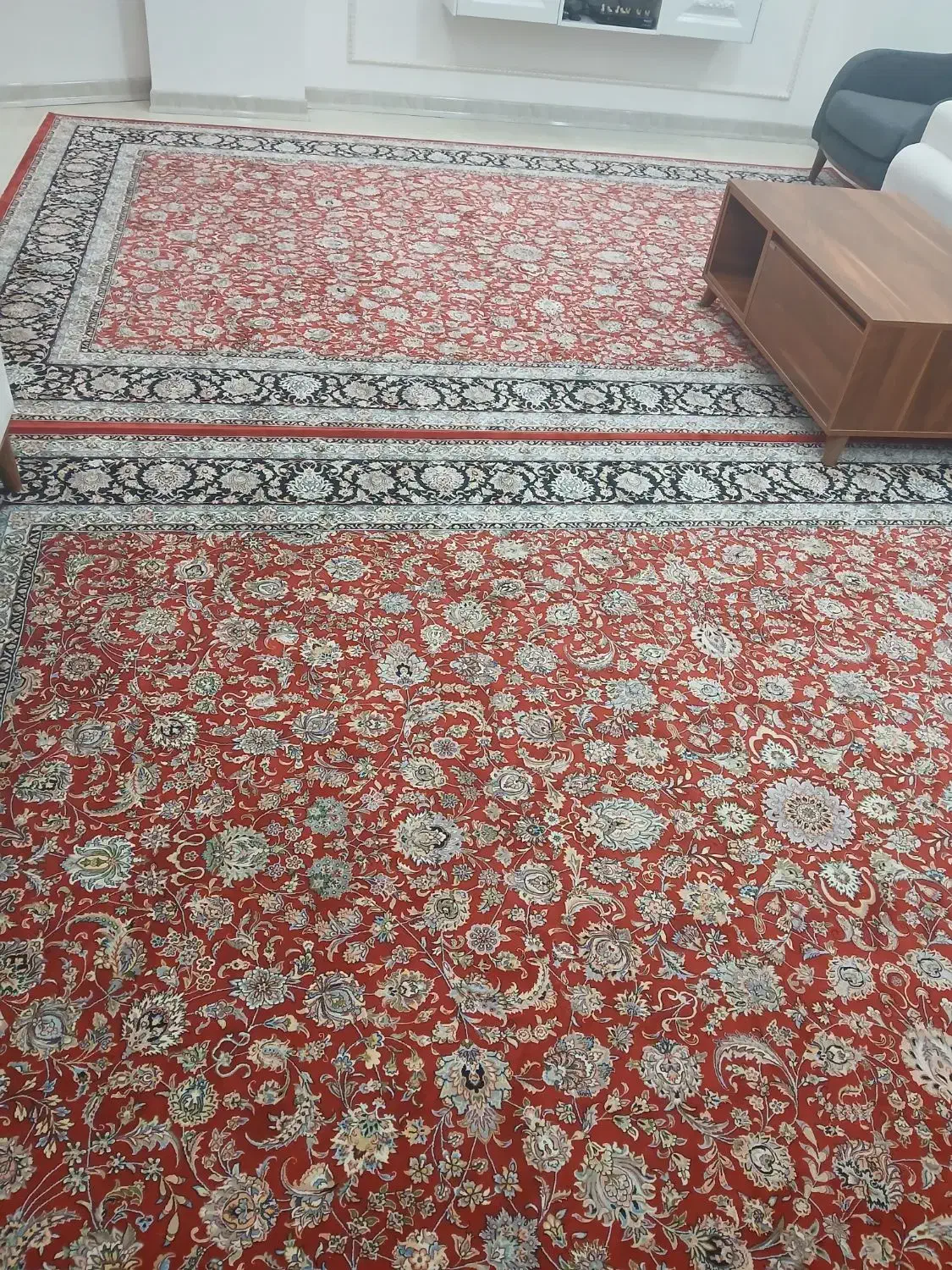 دوتا ۹ متری درحد نو ۱۲۰۰ شانه اکرولیک|فرش|تهران, کیانشهر|دیوار