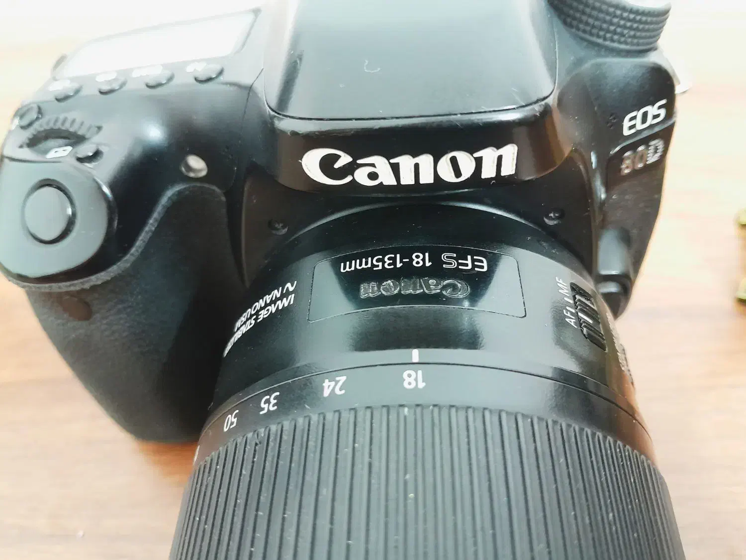 دوربین کانن (80d (canon با لنز 18.135|دوربین عکاسی و فیلم‌برداری|قم, بنیاد|دیوار