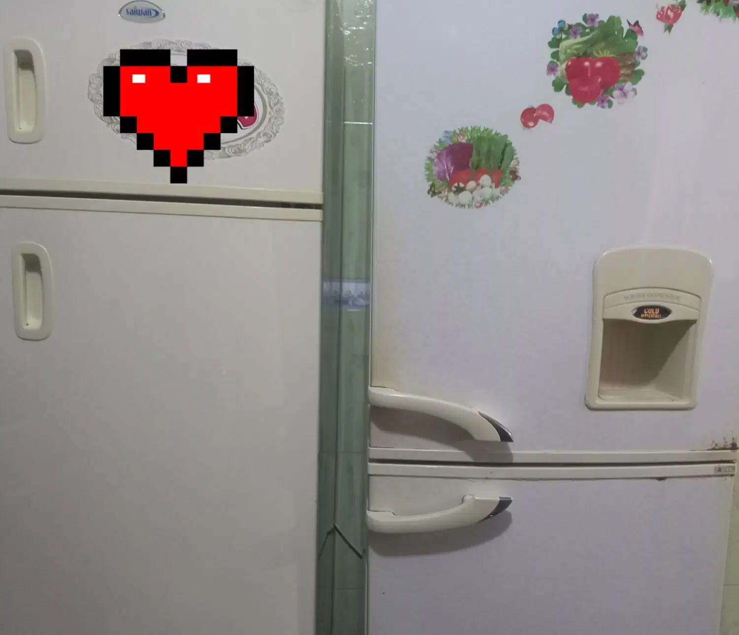 یخچال در وسایل آشپزحانه|یخچال و فریزر|زهک, |دیوار