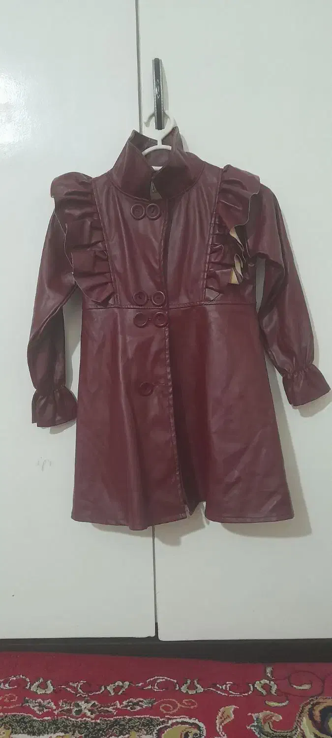 پالتو چرم بچگانه|لباس|بهبهان, |دیوار