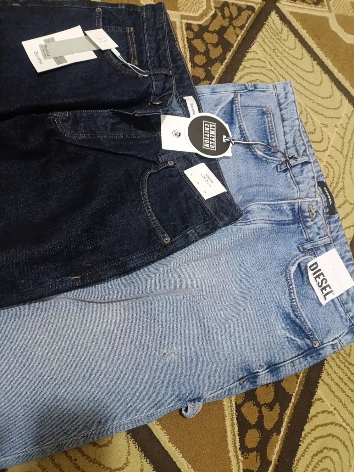 دو عدد شلوار مام فیت|لباس|صائین قلعه, |دیوار