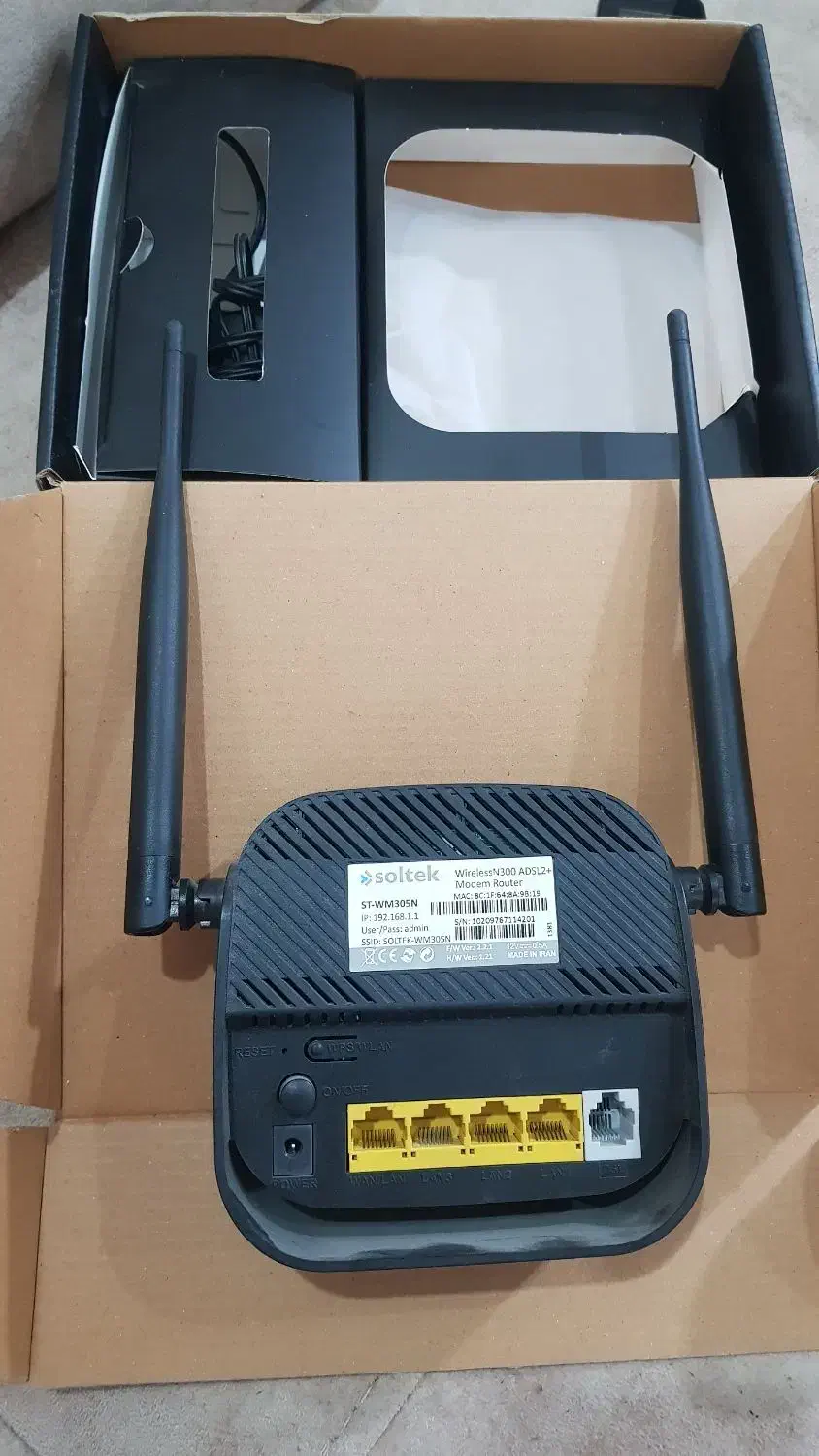 مودم وای فای سولتک|مودم و تجهیزات شبکه|اسلامشهر, شهرک سالور|دیوار