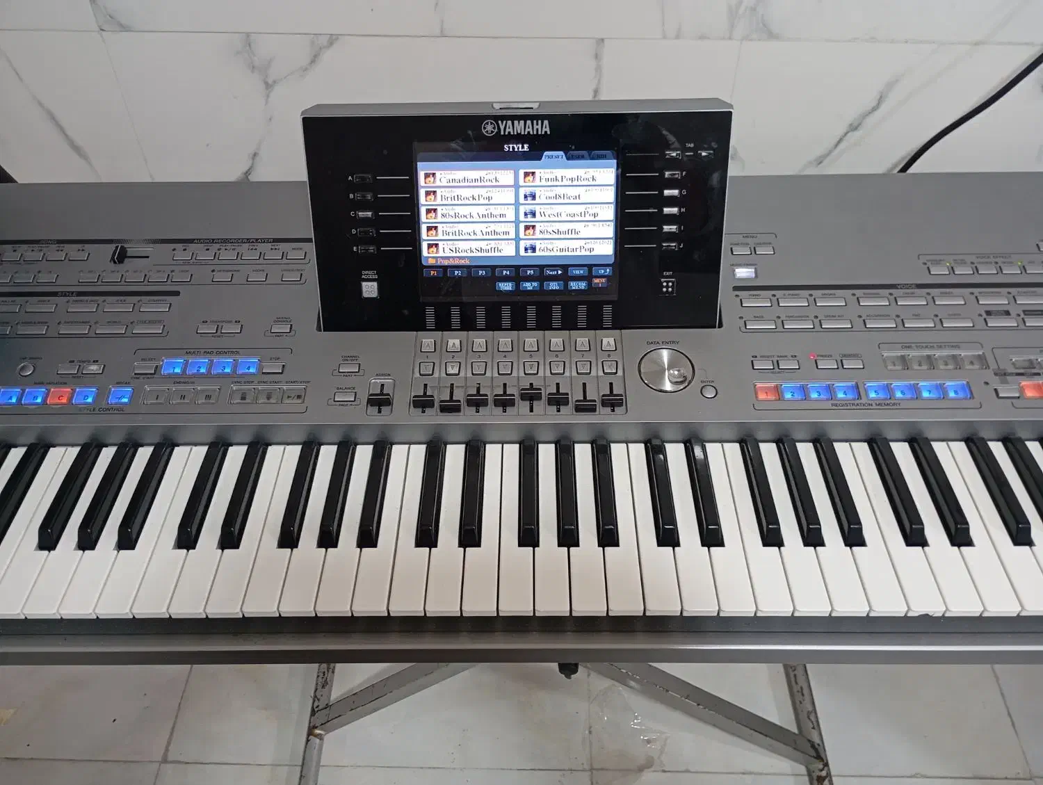 ارگ یاماها تایروس 5|پیانو، کیبورد، آکاردئون|مشگین شهر, |دیوار