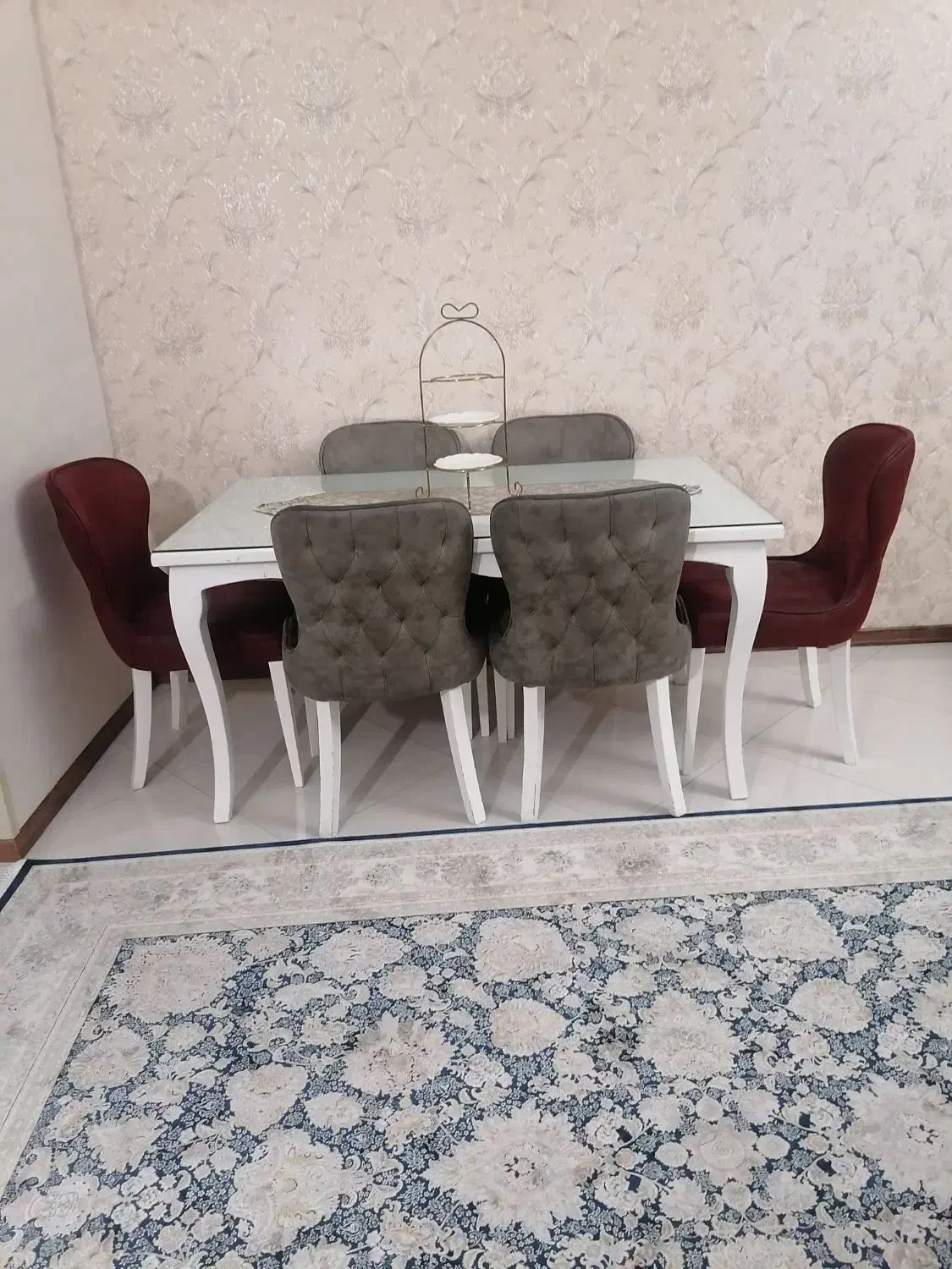 مبل جستر 8نفر کاملا سالم وتمیز وناهار خوری 6نفره|مبلمان خانگی و میز عسلی|اندیشه, اندیشه فاز ۱|دیوار