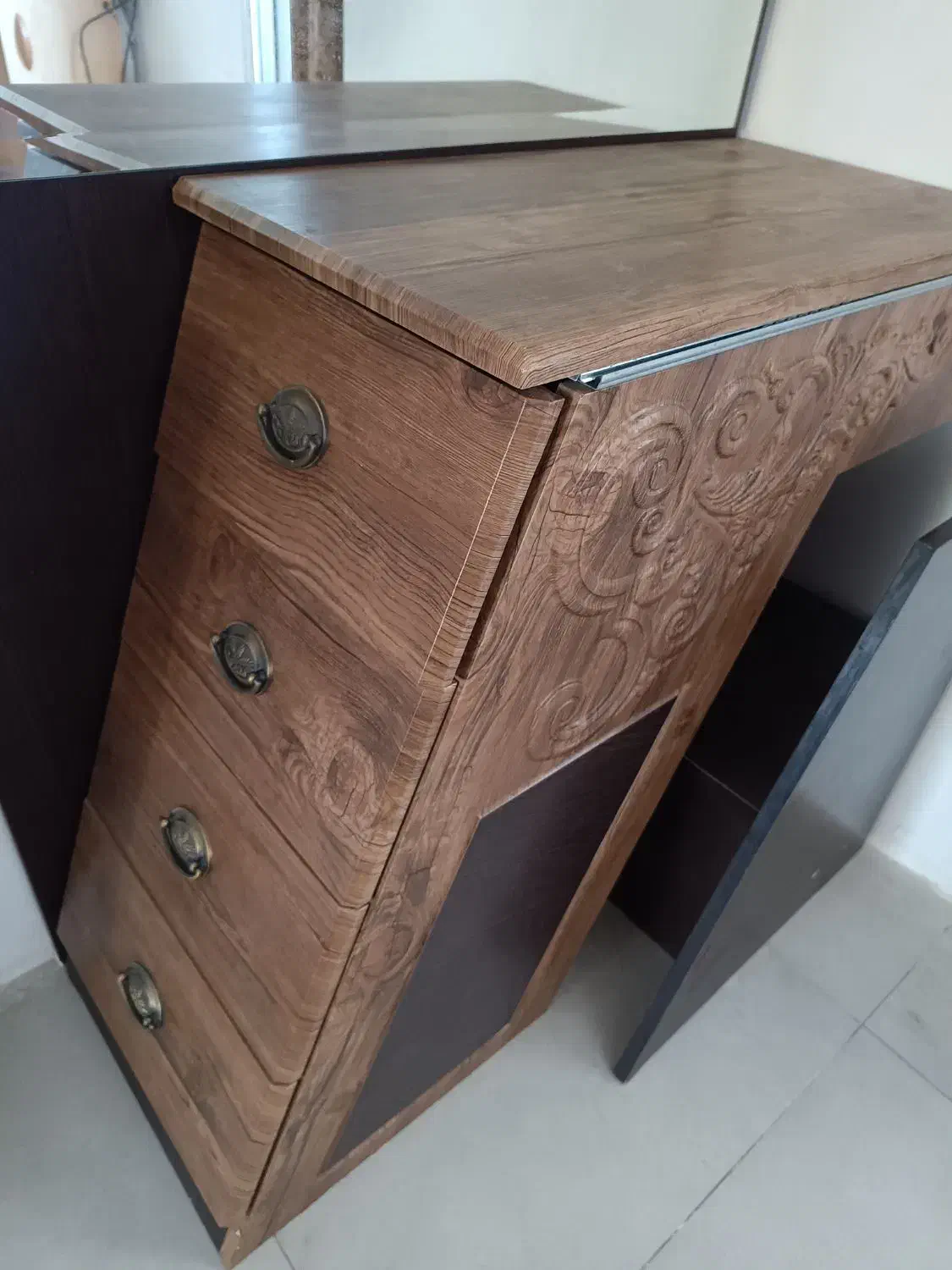 سرویس خواب ۲ نفره بدون تشک|تخت و سرویس خواب|گرگان, |دیوار