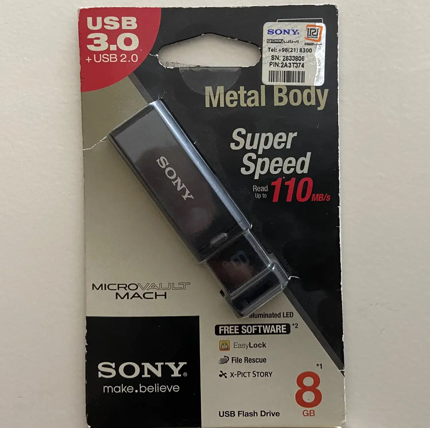 فلش مموری سونی|قطعات و لوازم جانبی رایانه|تهران, شهرک ولیعصر شمالی|دیوار