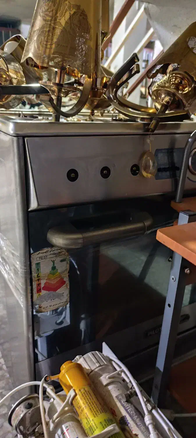 اجاق گاز پنج شعله استیل|اجاق گاز و لوازم برقی پختوپز|رشت, دیانتی|دیوار