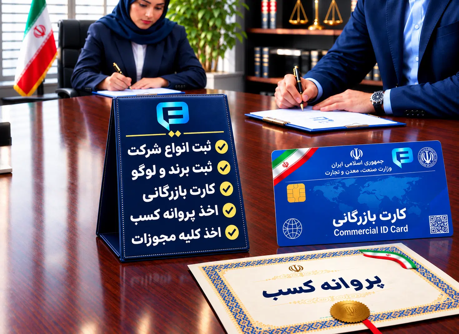 ثبت شرکت پروانه کسب کارت بازرگانی ثبت برند|خدمات مالی، حقوقی و اداری|شیراز, فلکه گاز|دیوار
