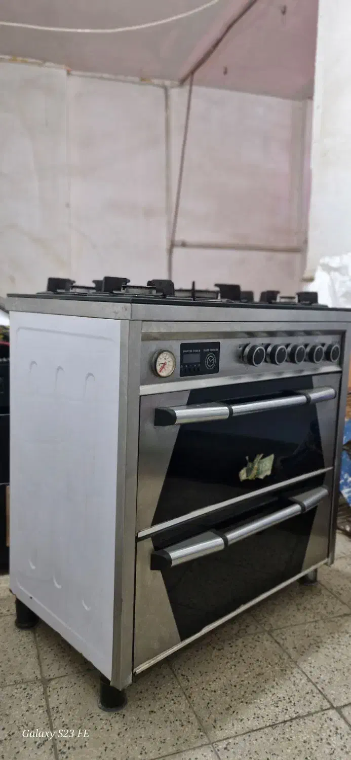 اجاق گاز صفحه شیشه ای طرح فر یا مبلی|اجاق گاز و لوازم برقی پخت‌وپز|قم, نیروگاه|دیوار