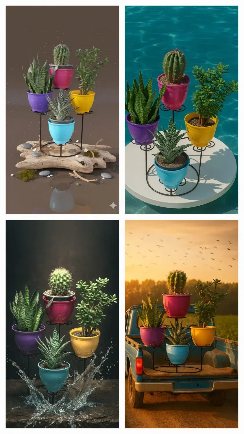 استند گل فلزی|گل و گیاه طبیعی|هشتگرد, ینگی امام|دیوار