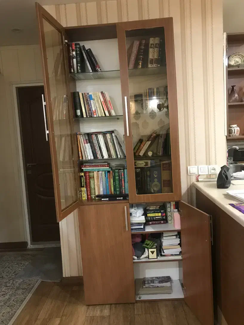 کتابخانه با MDF اتریشی|کتابخانه، شلف، قفسه‌های دیواری|تهران, ارم|دیوار