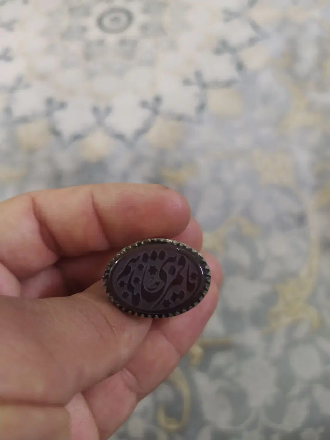 انگشتر نقره خطی|جواهرات|شیراز, جوادیه|دیوار