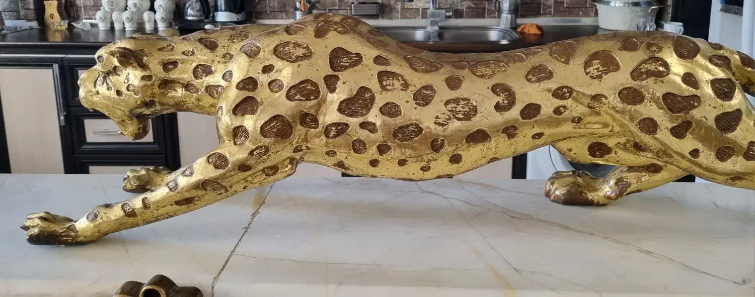 ببر طلایی|مجسمه، تندیس، ماکت|تاکستان, |دیوار