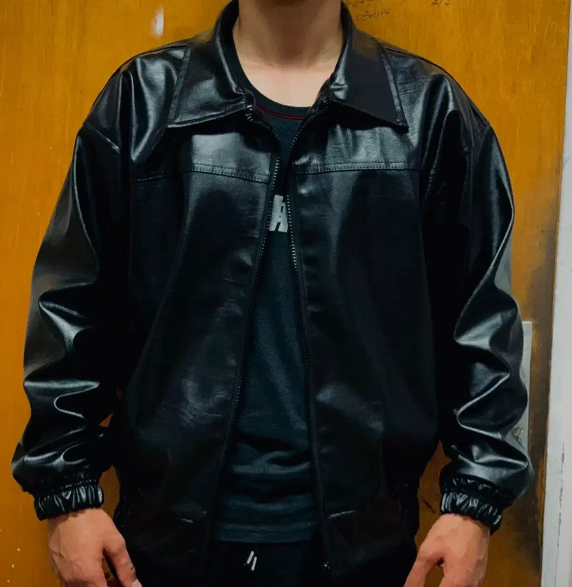 کت چرم باکسی|لباس|گناباد, |دیوار