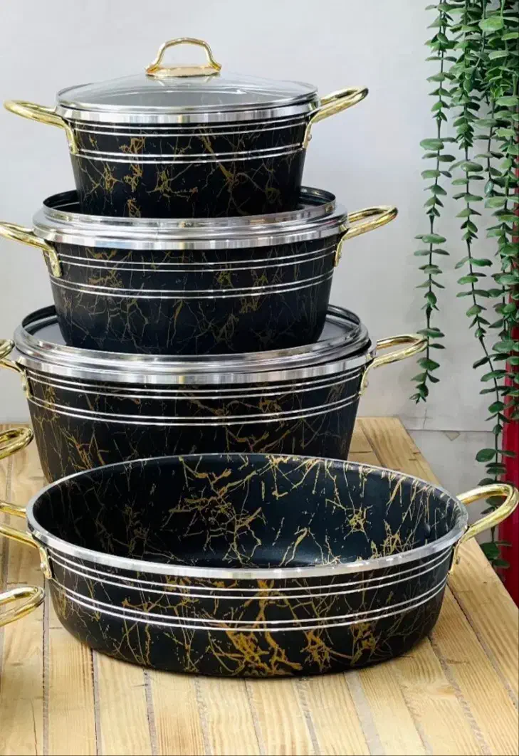 سرویس قابلمه ماربل و زنبوری|ظروف پخت‌وپز|قرچک, میرزائی شمالی|دیوار