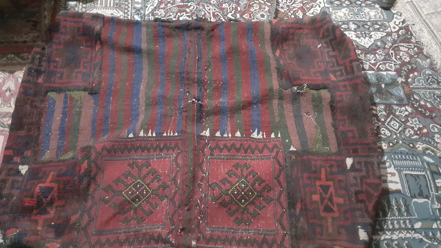 خورجین|گلیم، جاجیم، گبه|اردل, |دیوار