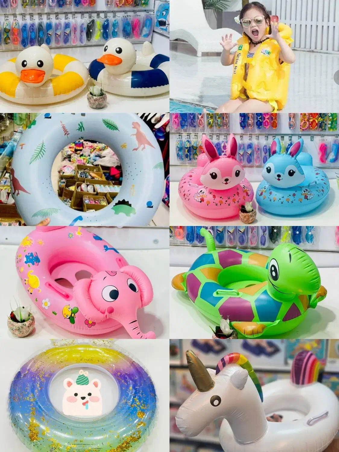 شناور بادی شورتی و حلقه ای|اسباببازی|جاسک, |دیوار