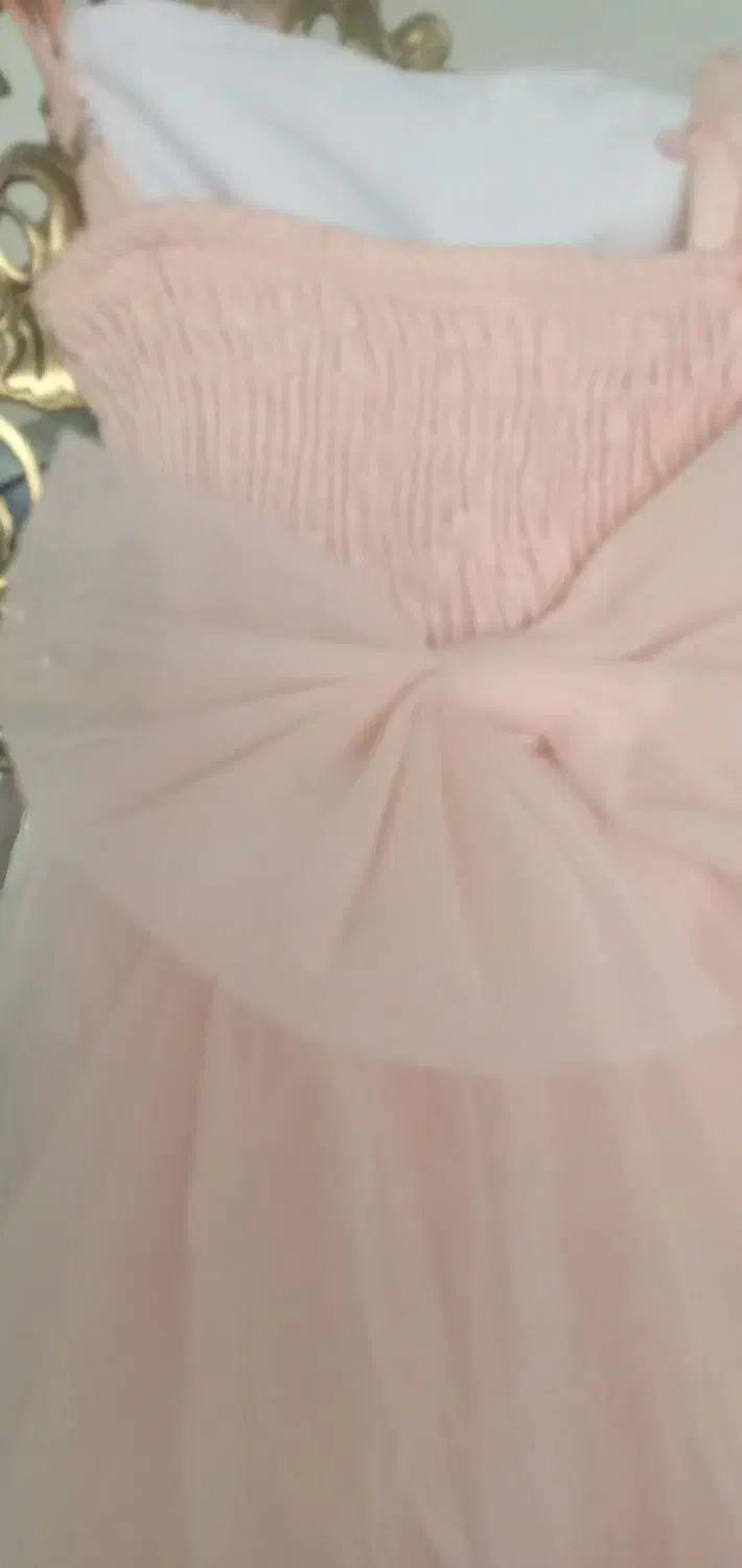 لباس مجلسی دخترانه رنگ گلبهی|لباس|ری, دولتآباد|دیوار