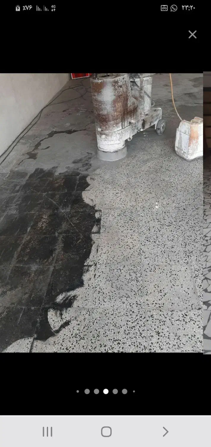 کفسابی انواع سنگ،موزاییک،سرامیک وبتن وغیره|خدمات نظافت|بندر ماهشهر, |دیوار