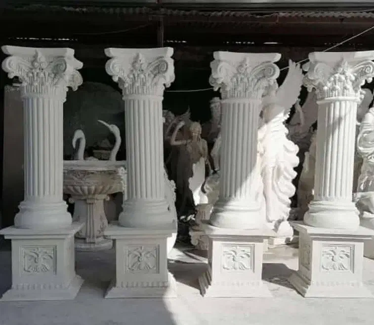 ستون کامل پیش ساخته رنگ متناسب با سنگنمای مشتری|مصالح و تجهیزات ساختمان|آبسرد, |دیوار